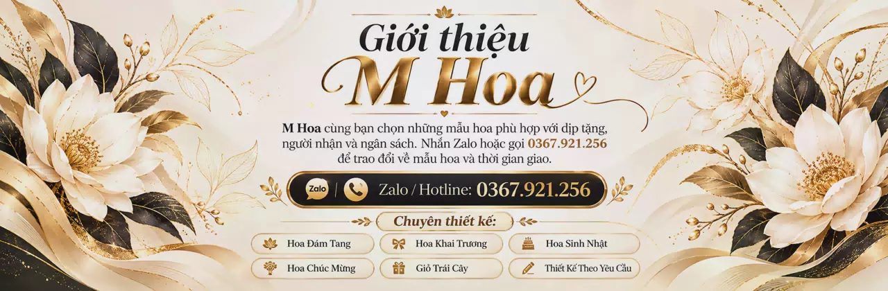 Ảnh bìa Shop hoa tươi Phường Bình Tây Hồ Chí Minh - Một món hoa, nhiều điều muốn nói
